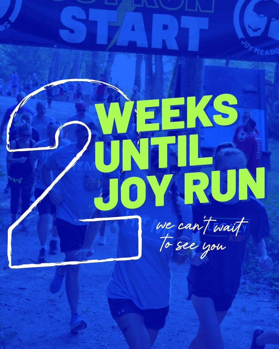 Two weeks. One race. A whole community running for kids who deserve stability, healing, and joy.

Joy Run 2026 &mdash; May 9 &mdash; is almost here.

If you've been waiting for the right moment to sign up, this is it. Registration is open and we'd lo