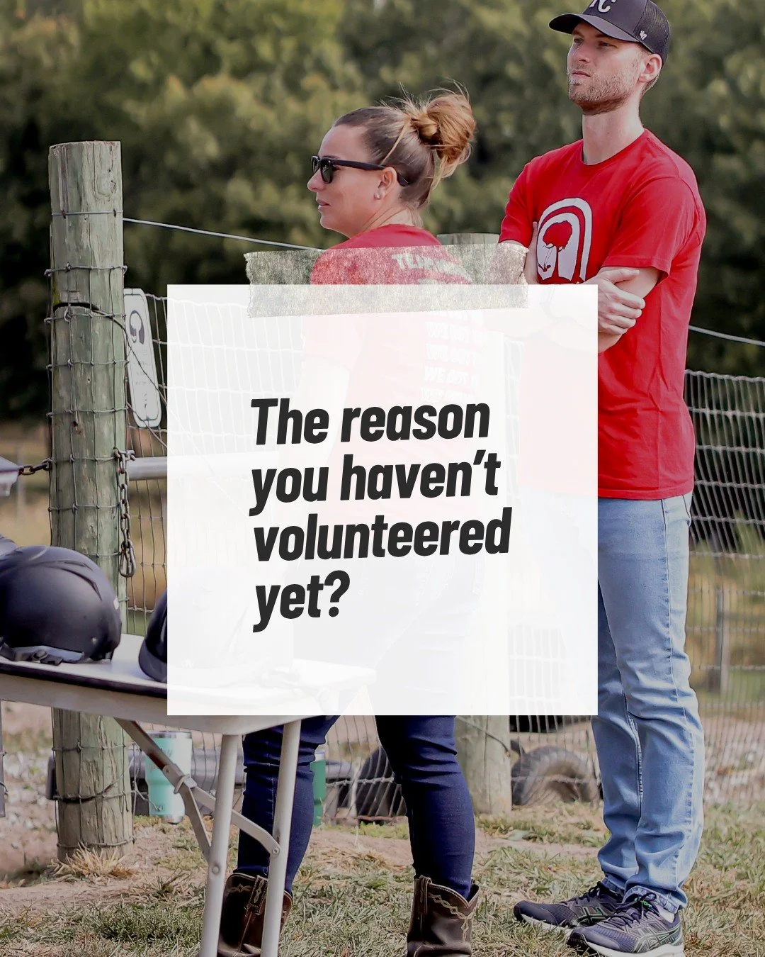 Most people don't hold back from volunteering because they don't care, or even because of the time commitment. 

They hold back because they don't feel qualified. 

But you are. 

Volunteering at Joy Meadows looks like sitting with a kid during an ac