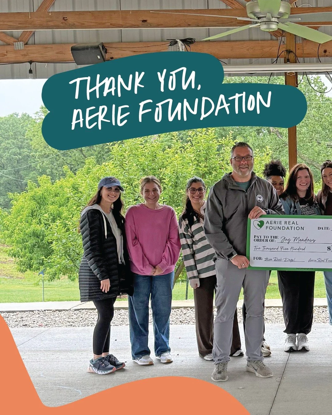 The Aerie Foundation came to drop off a donation this week. They ended up staying to meet the donkeys.

Somewhere between the horses and the goats, one of them said: "This is amazing. I didn't realize how many kids were in foster care."

We