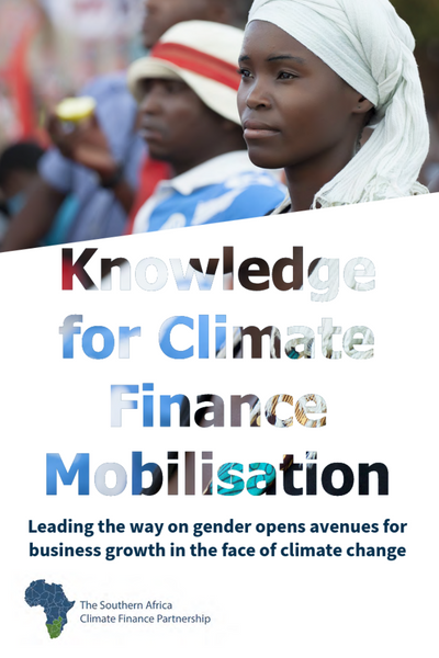 The Southern Africa Climate Finance Partnership: Knowledge for Climate ...