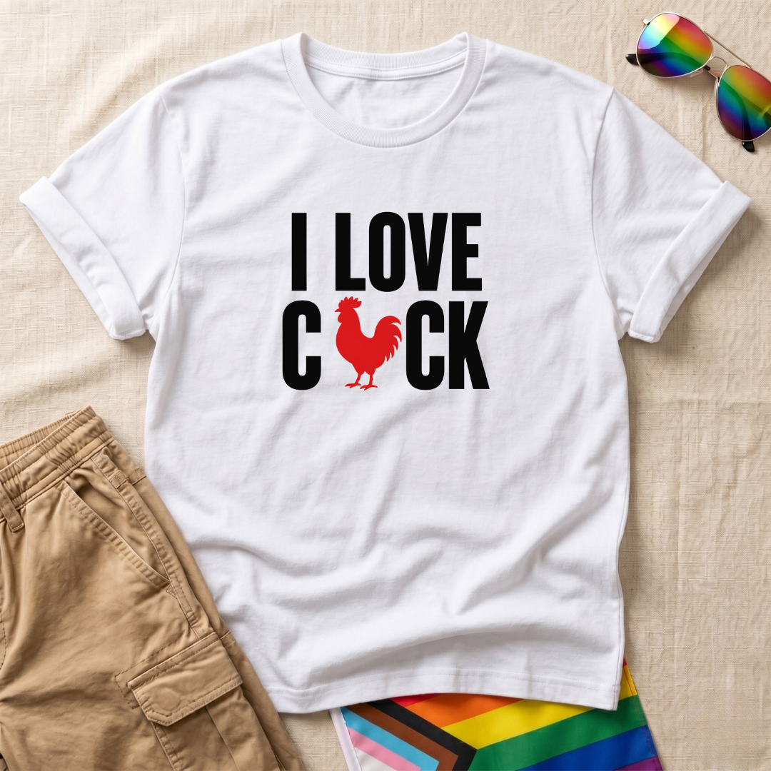 I Love Rooster T-Shirt