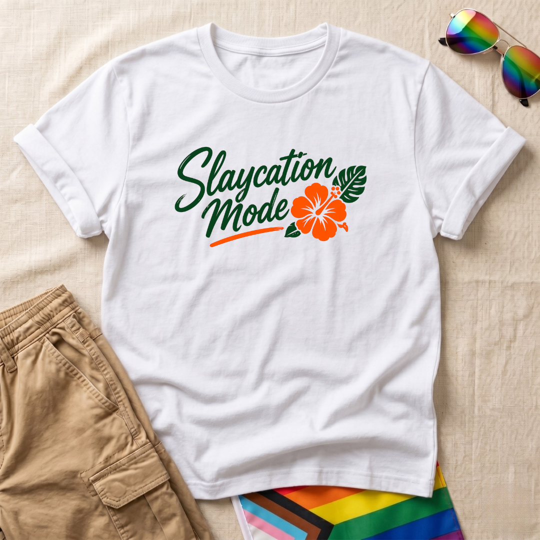 Slaycation Hibiscus T-Shirt