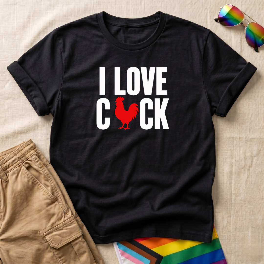 I Love Rooster  T-Shirt