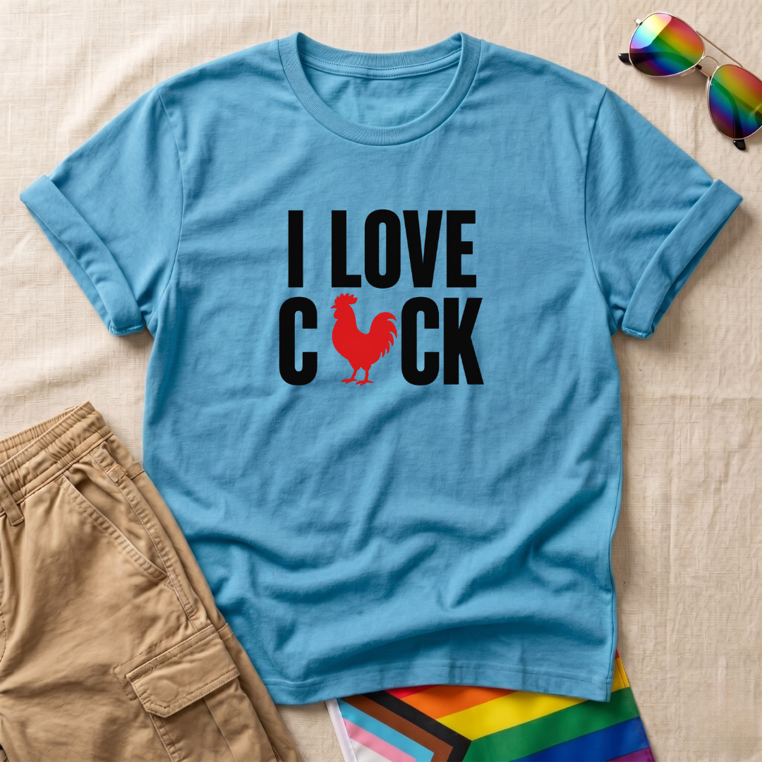 I Love Rooster T-Shirt