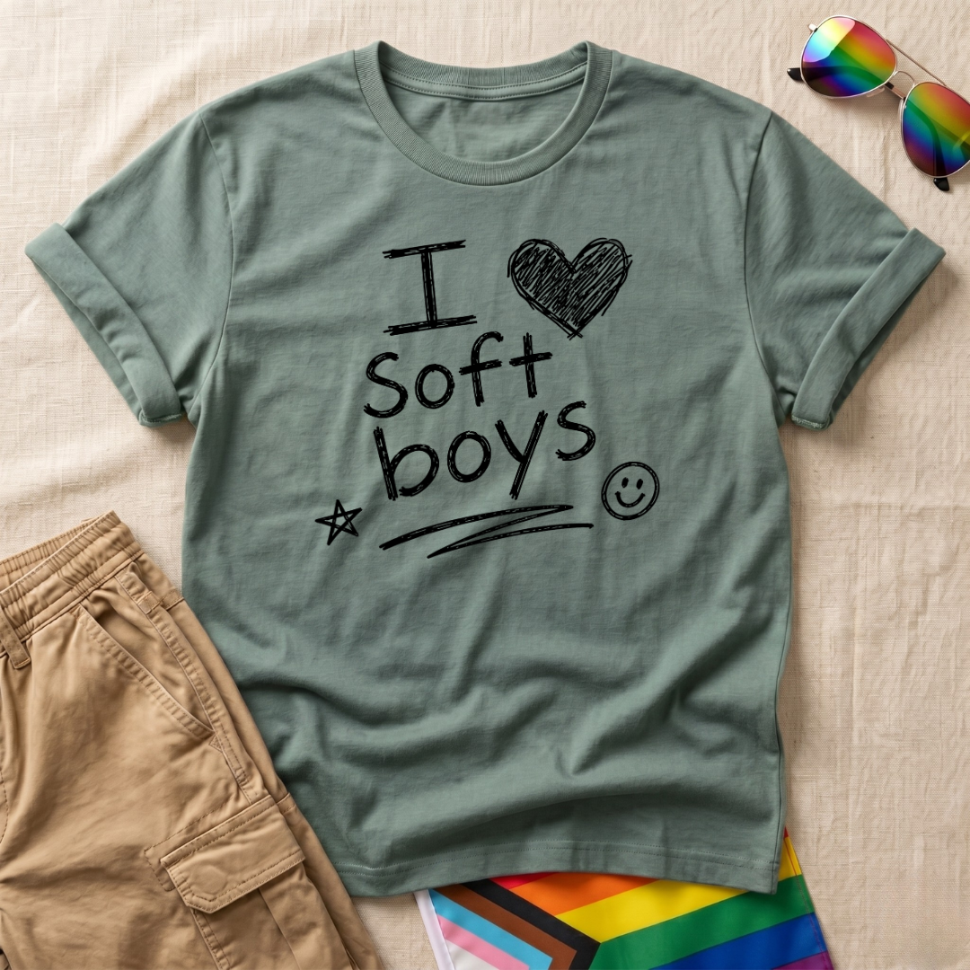 I Soft Boys Handwritten T-shirt Mock Pack.png