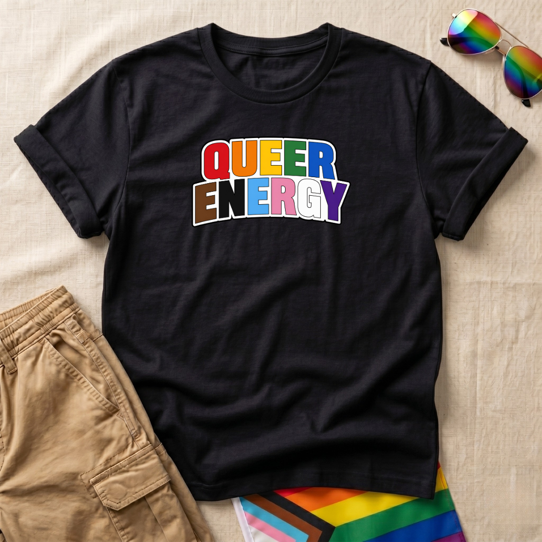 Queer Energy Rainbow T-Shirt
