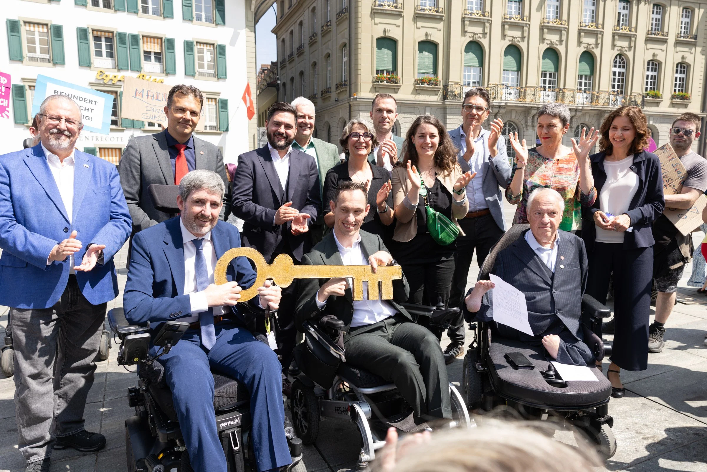 Parlementarier:innen mit Inklusionsschlüssel
