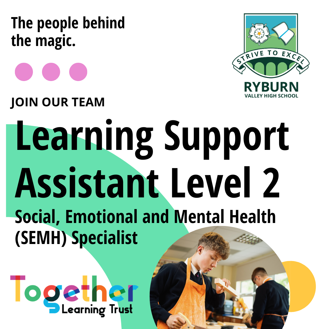 Learning Support Assistant Level 2 -  Social, Emotional and Mental Health (SEMH) Specialist