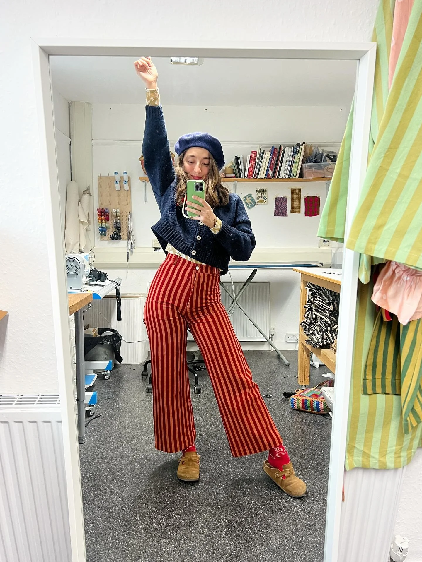 Back from my wee trip to Italy, back to making and creating, back to send your orders and back in my Piper Candy stripe jeans &hearts;️