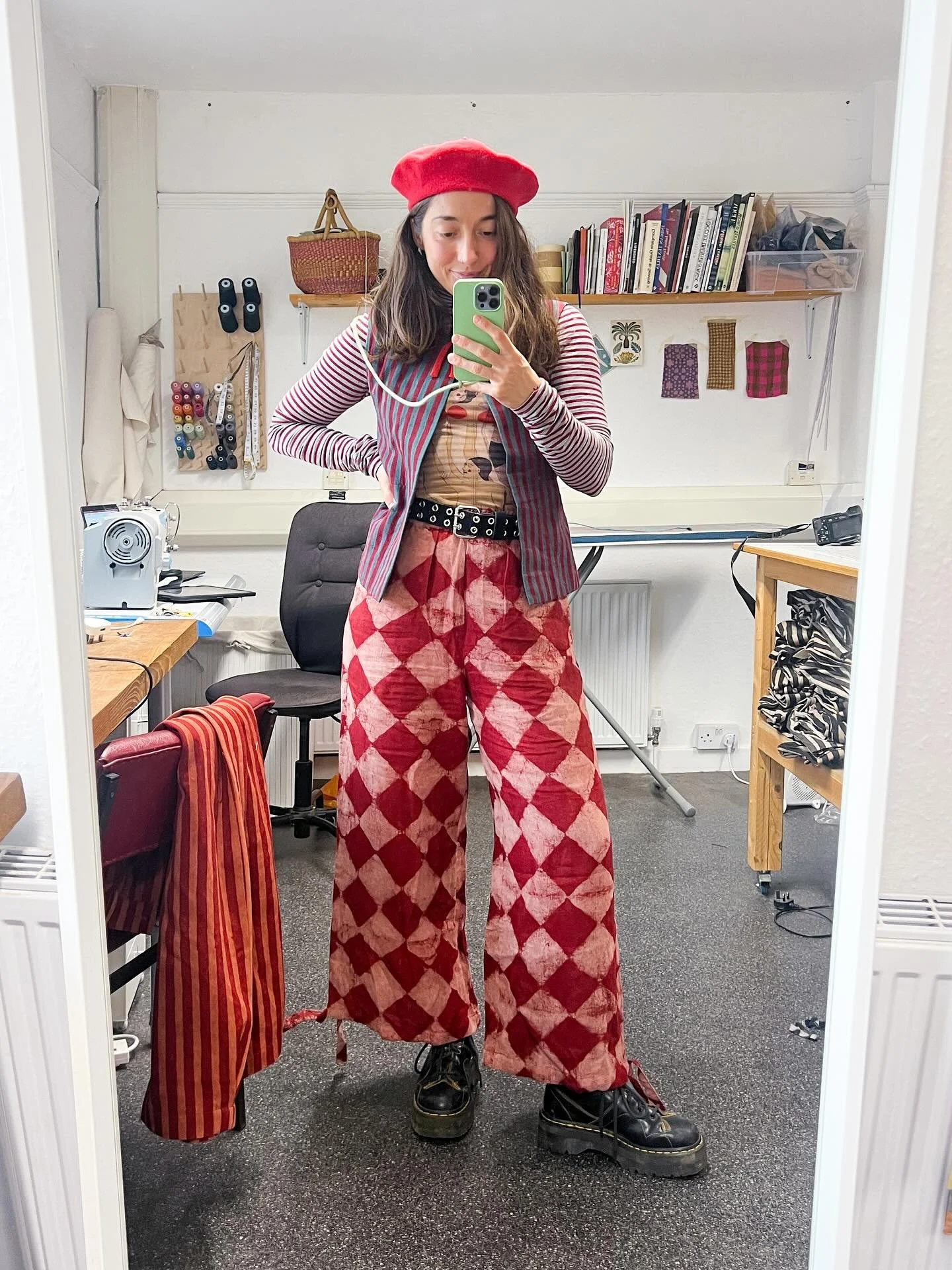 Just so obsessed with red. Long discussions with pals assures me that red is the best colour and should be considered a neutral! It goes with everything, gives things interest and stands out. I think naturally dyed red, made using madder, has that pa