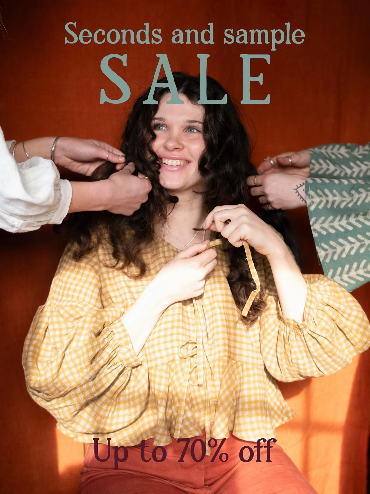 💥 SECONDS AND SAMPLE SALE 💥 
Up to 70% off!! Tonight 6pm GMT!

This has been a looong time coming. I have been slowly accumulating slightly imperfect pieces over the last few years that have either some wonky stitching, small marks from the printin