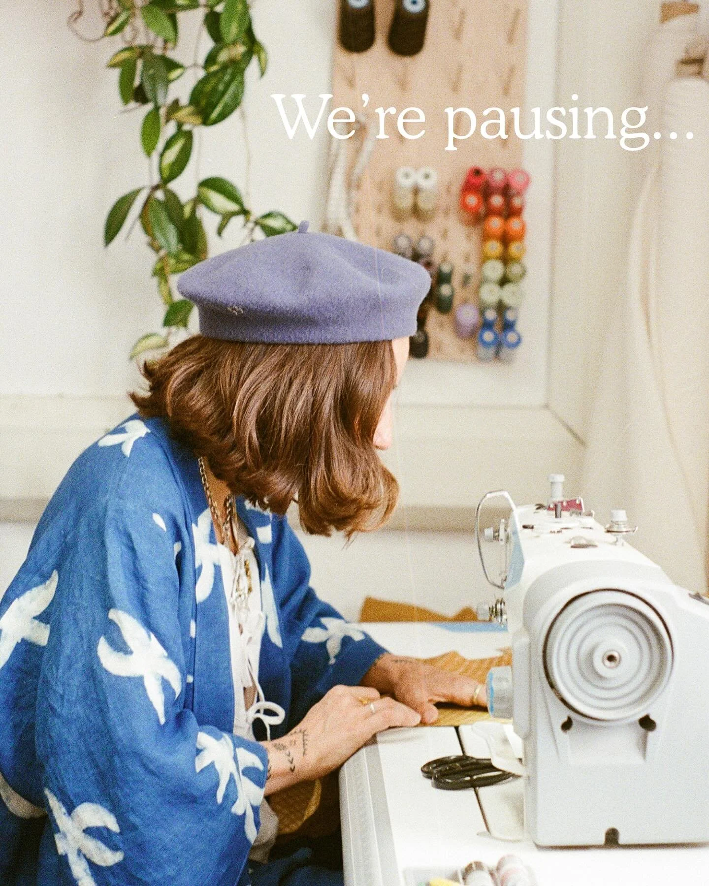 That&rsquo;s right, we&rsquo;re pausing&hellip;

Those that are newsletter subscribers heard first that we are pausing our made to order offering for a little while. I&rsquo;m a few weeks away from moving house and starting a huge renovation project 