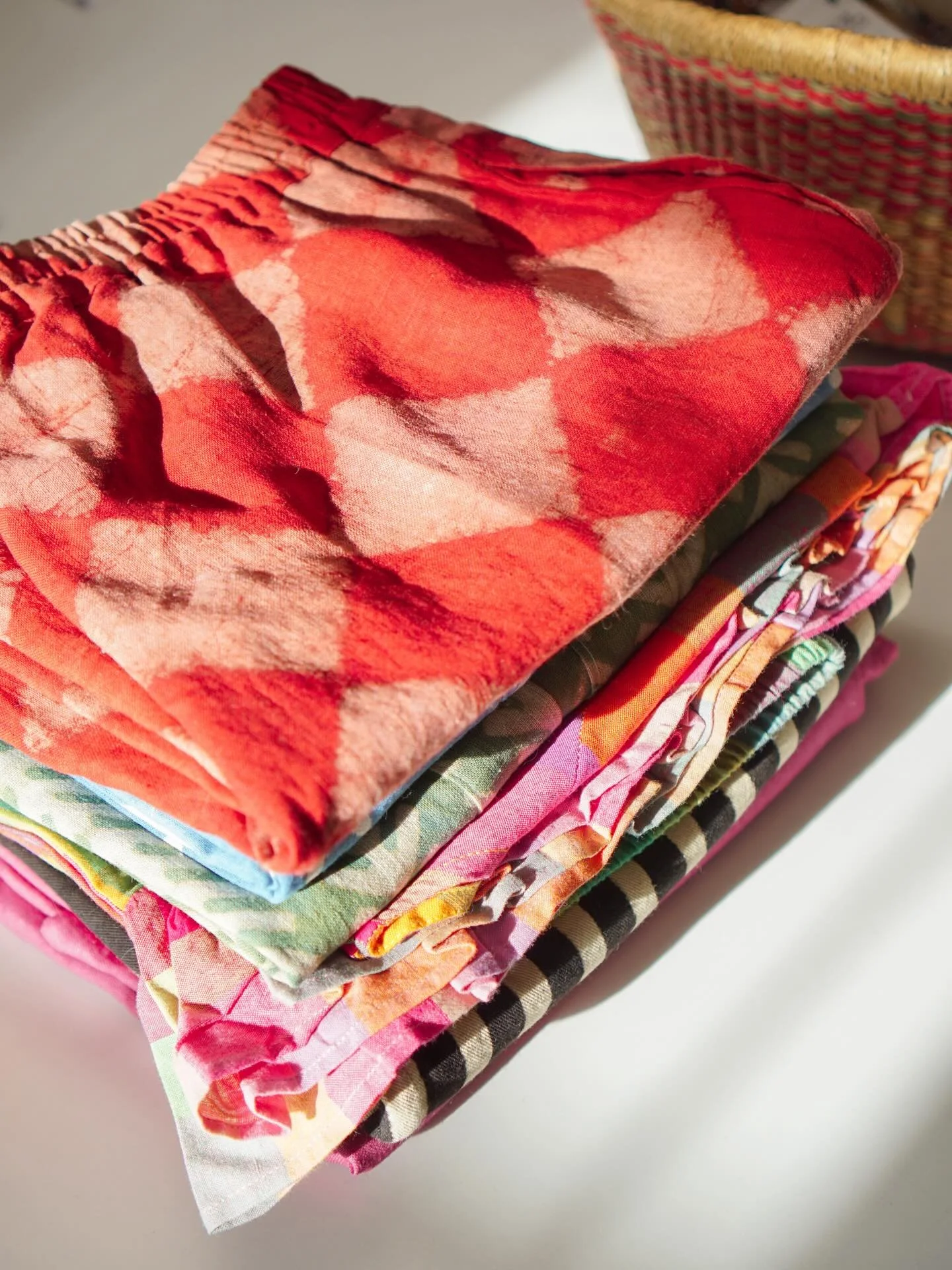 Little piles of goodies going out to you all 💕 I can feel the seasons changing by what you&rsquo;re all buying and it&rsquo;s so exciting! Bring on two piece, jumpsuit, silk, ruffles and floaty cotton weather!