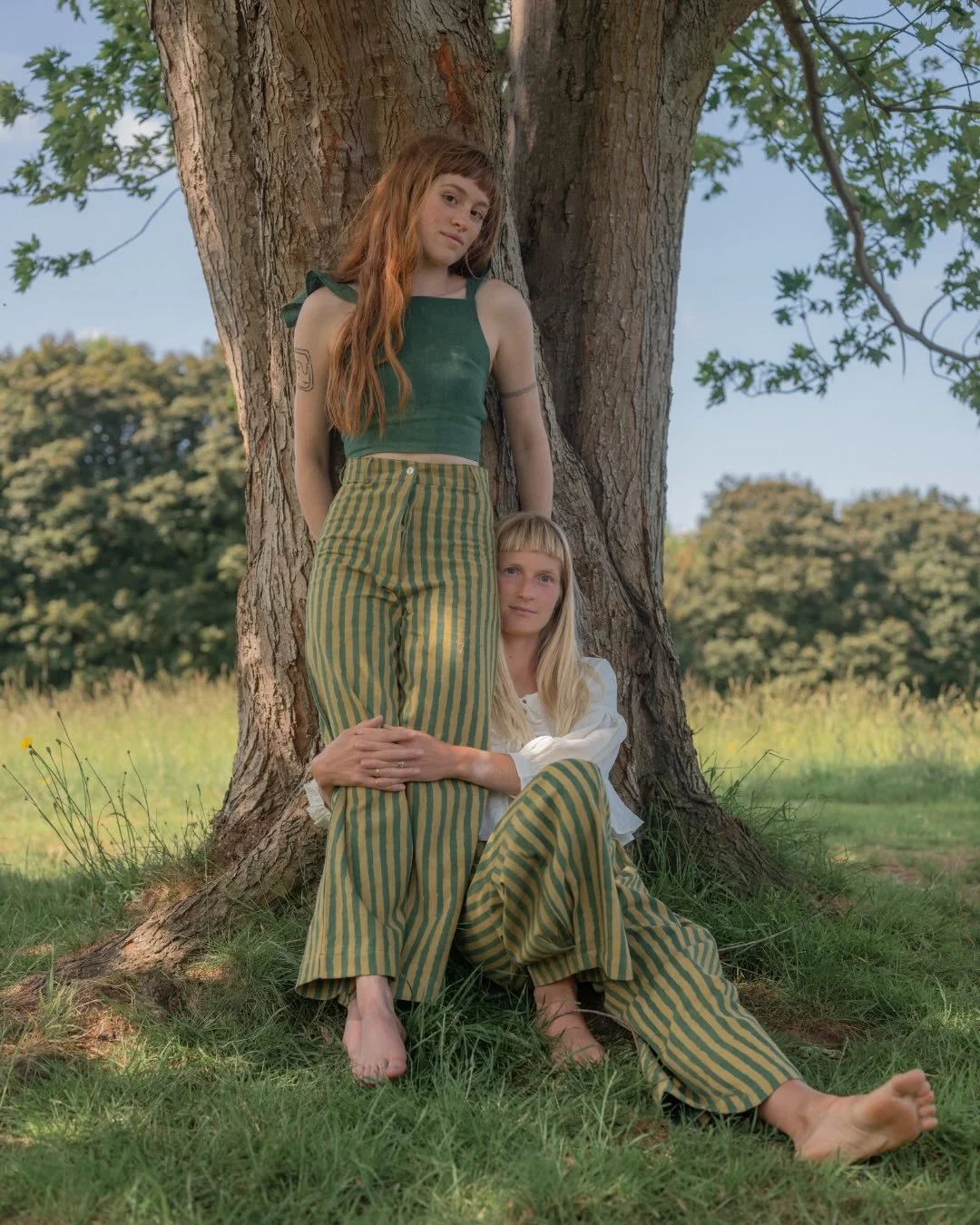 The three striped colourways from our Sundae Club collection in all their glory: Refreshers, Candy and Liquorice - which one&rsquo;s for you?🤍