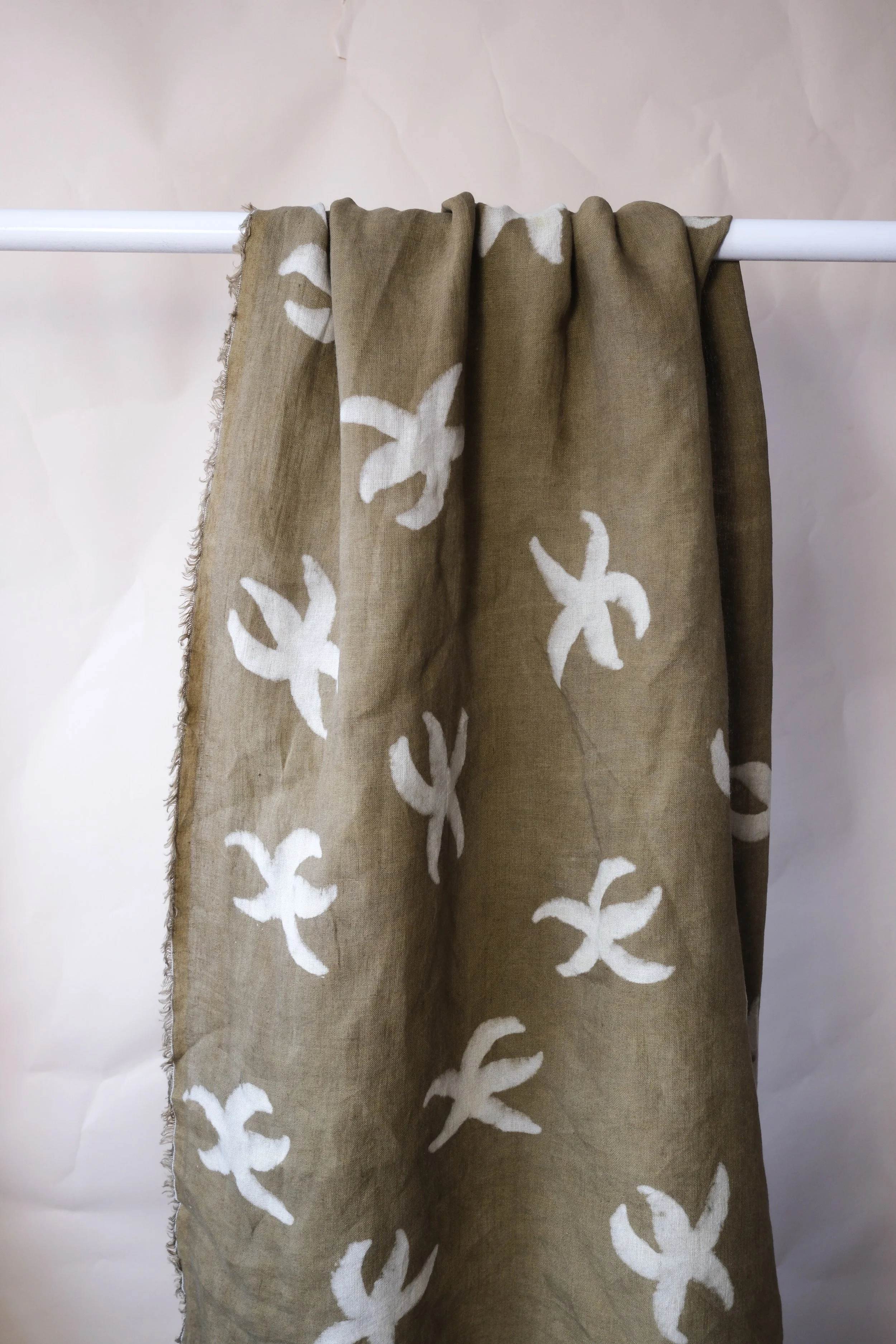 Olive Starfish linen