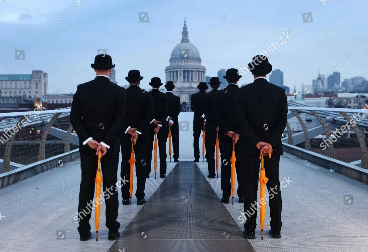 Dapper Spies: one of several choreographed set ups to promote The King's Man in and around London. Lead agency: Taylor Herring