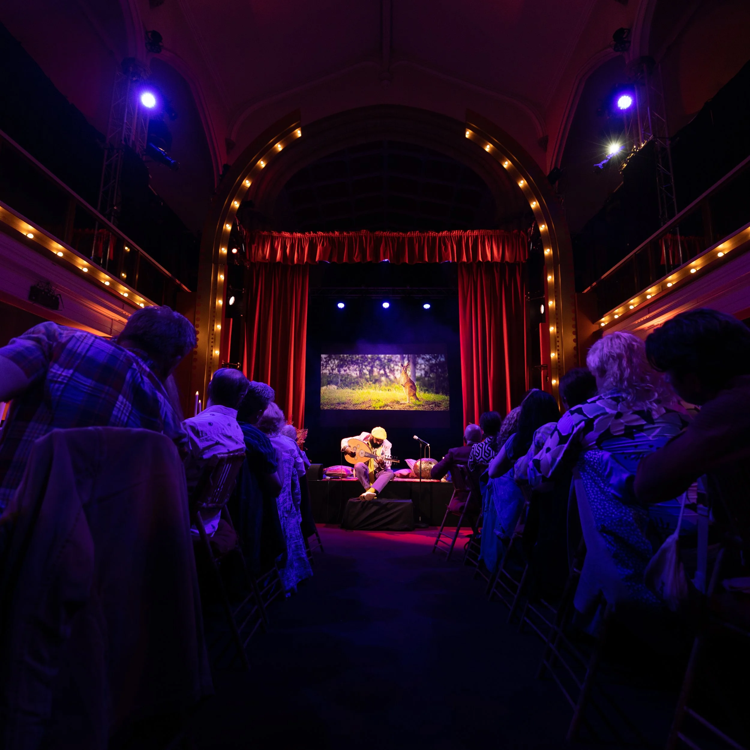The House of Oz: Taste of Australia - live performance, gastronomy and heritage storytelling with Joseph Tawadros.Click for video.
Photo: @anbintheframe