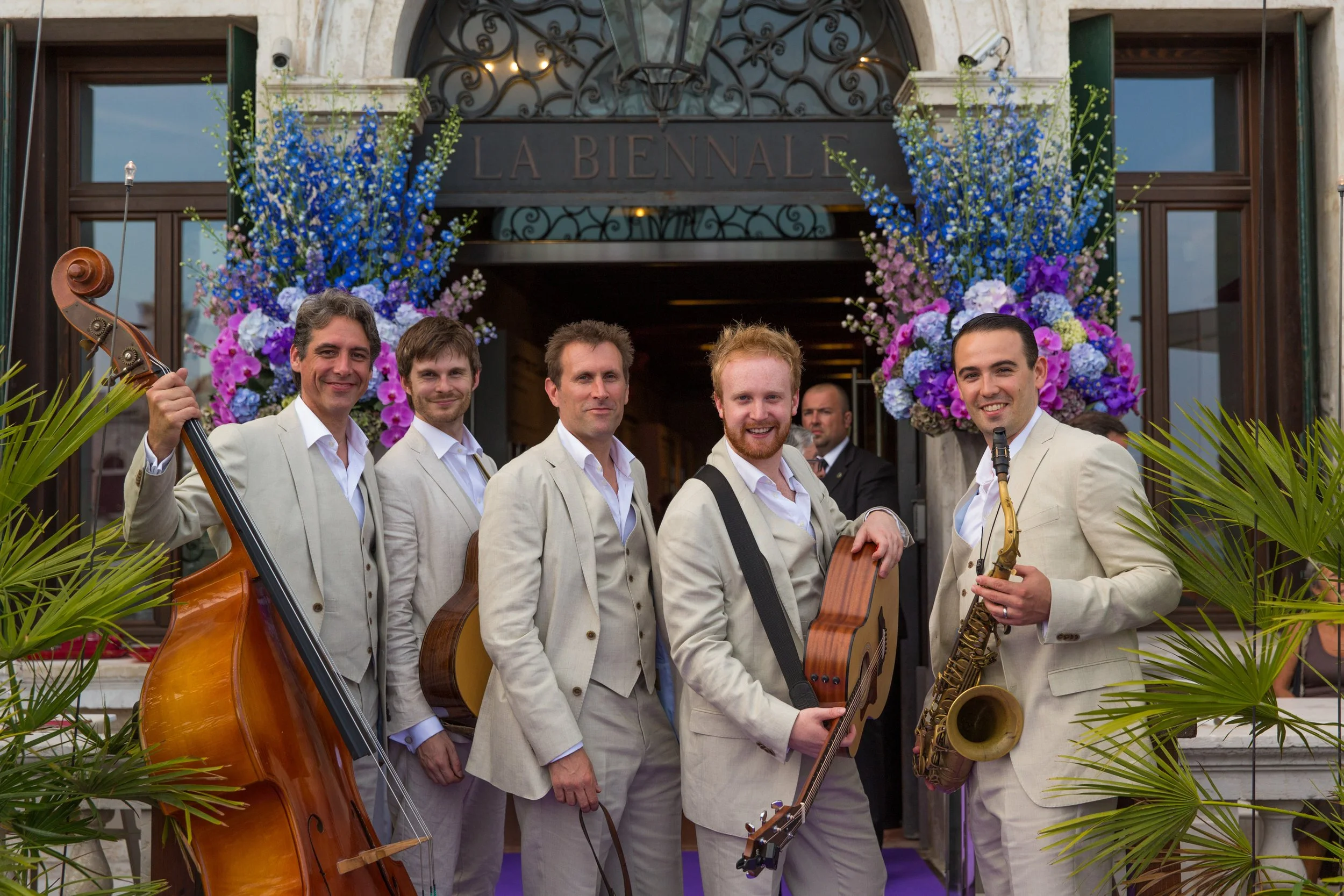 The London Essentials performed in Venice for the first of many times at a 50th birthday weekend arranged by Danielle Nay of Blu Fire Ltd.