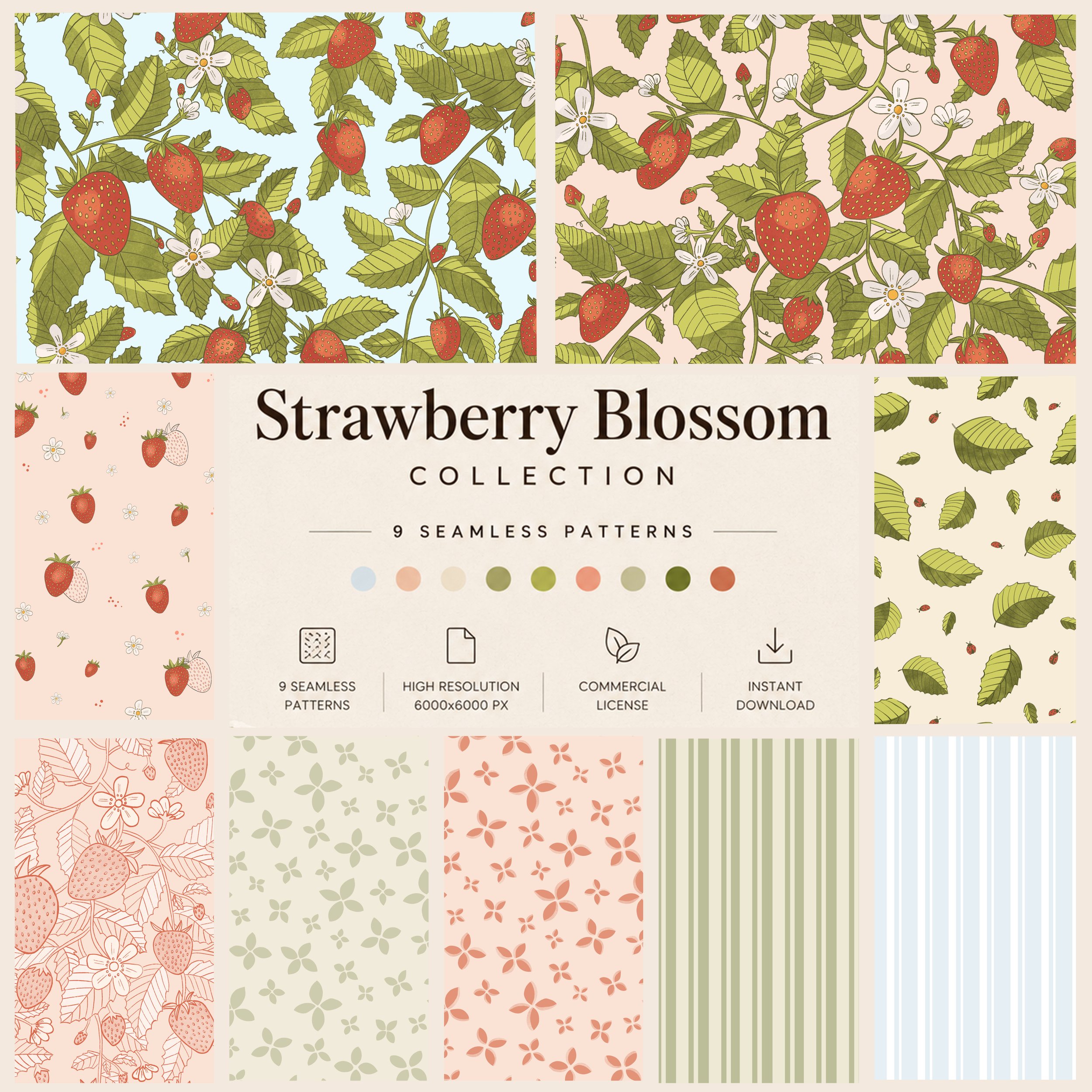 Strawberry Blossom Collection 1 Year
