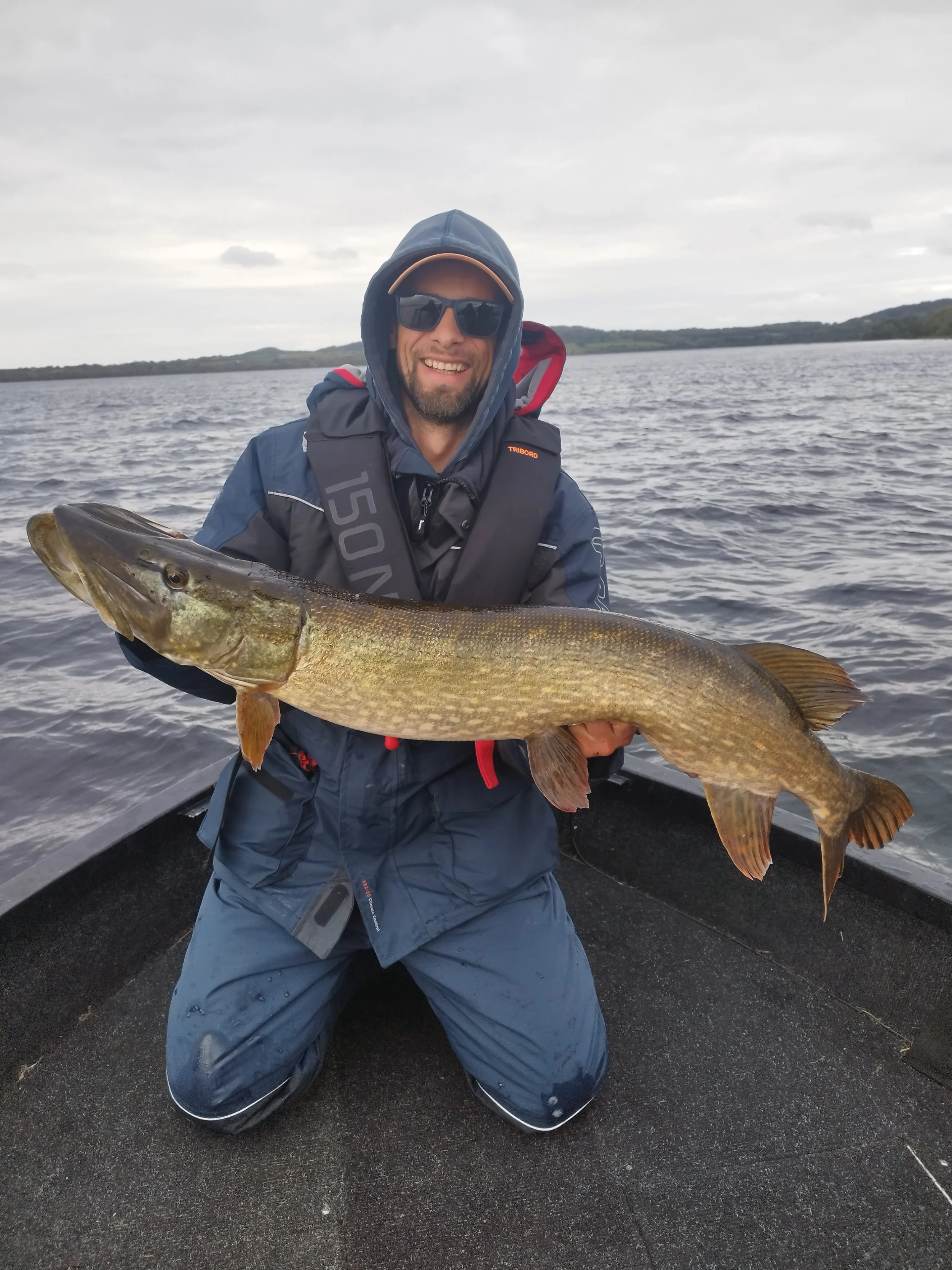 nice meter pike caught on a jerkbait in october