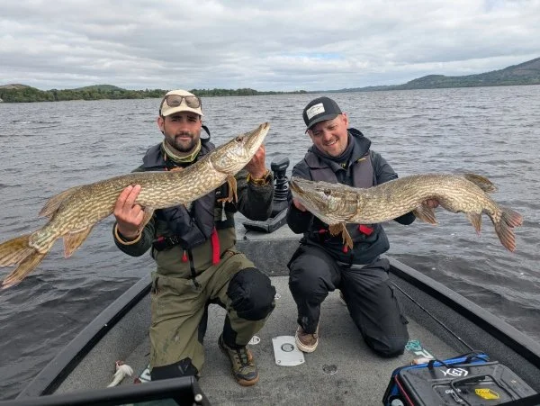 Enjoy guided pike fishing trips on our boats