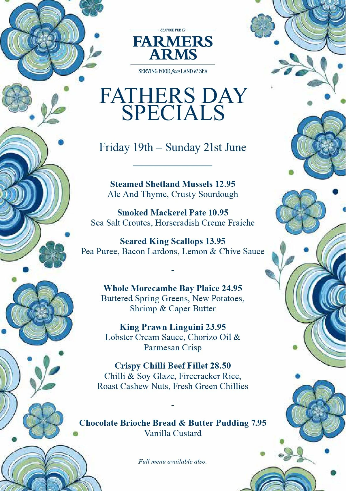 Fathers Day Specials