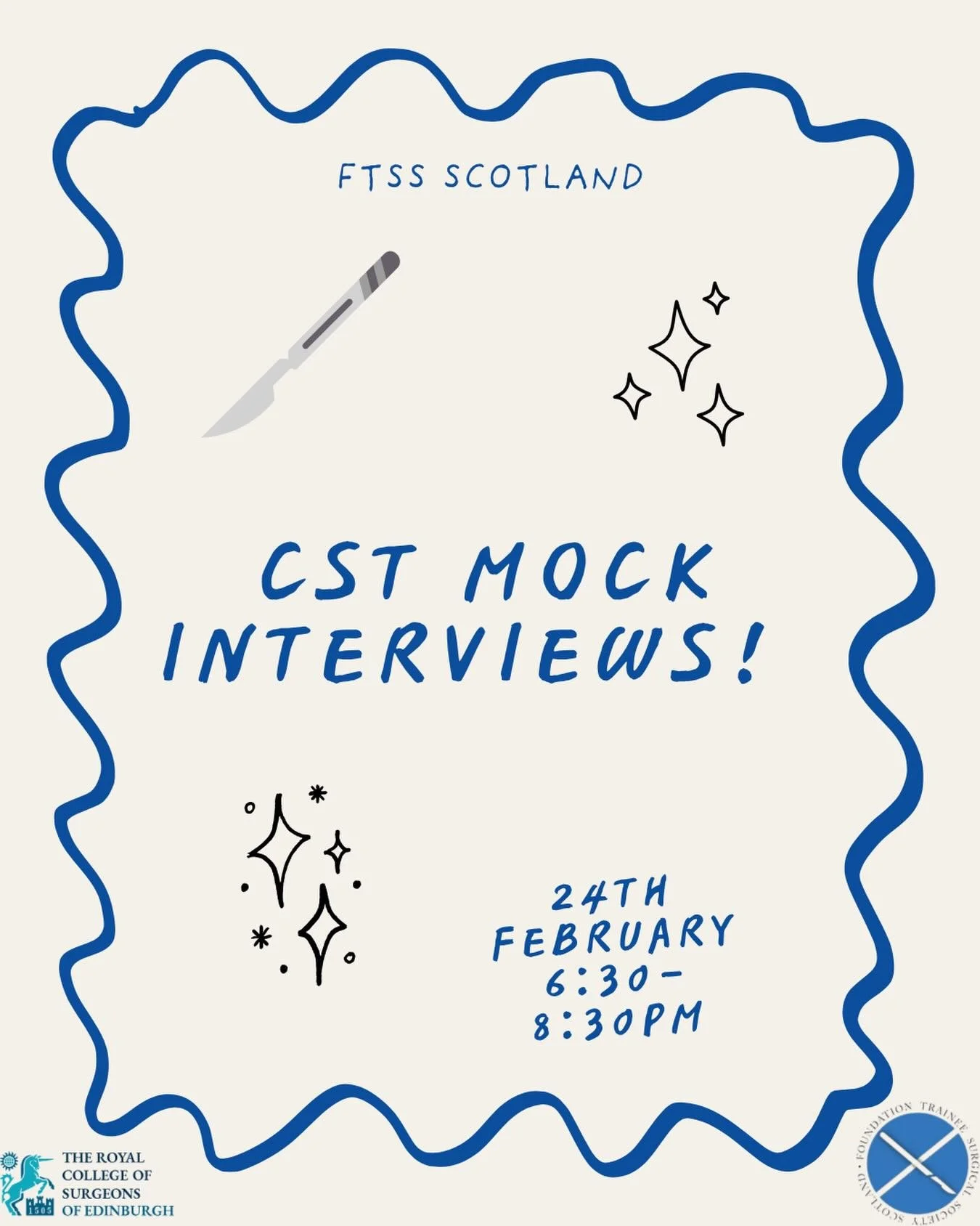 We&rsquo;re hosting a Core Surgical Training Mock Interview Workshop designed for Foundation Trainees and Clinical Fellows preparing for interviews!

🗓 24th February
⏰ 6:30&ndash;8:30PM (UKT)
💻 Online via Zoom (breakout rooms)

🔎 What to expect:
&