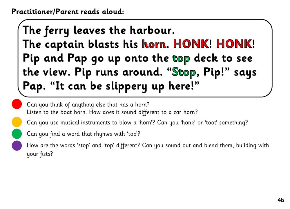 Rainbow phase introduction pip and pap phonics worldwide