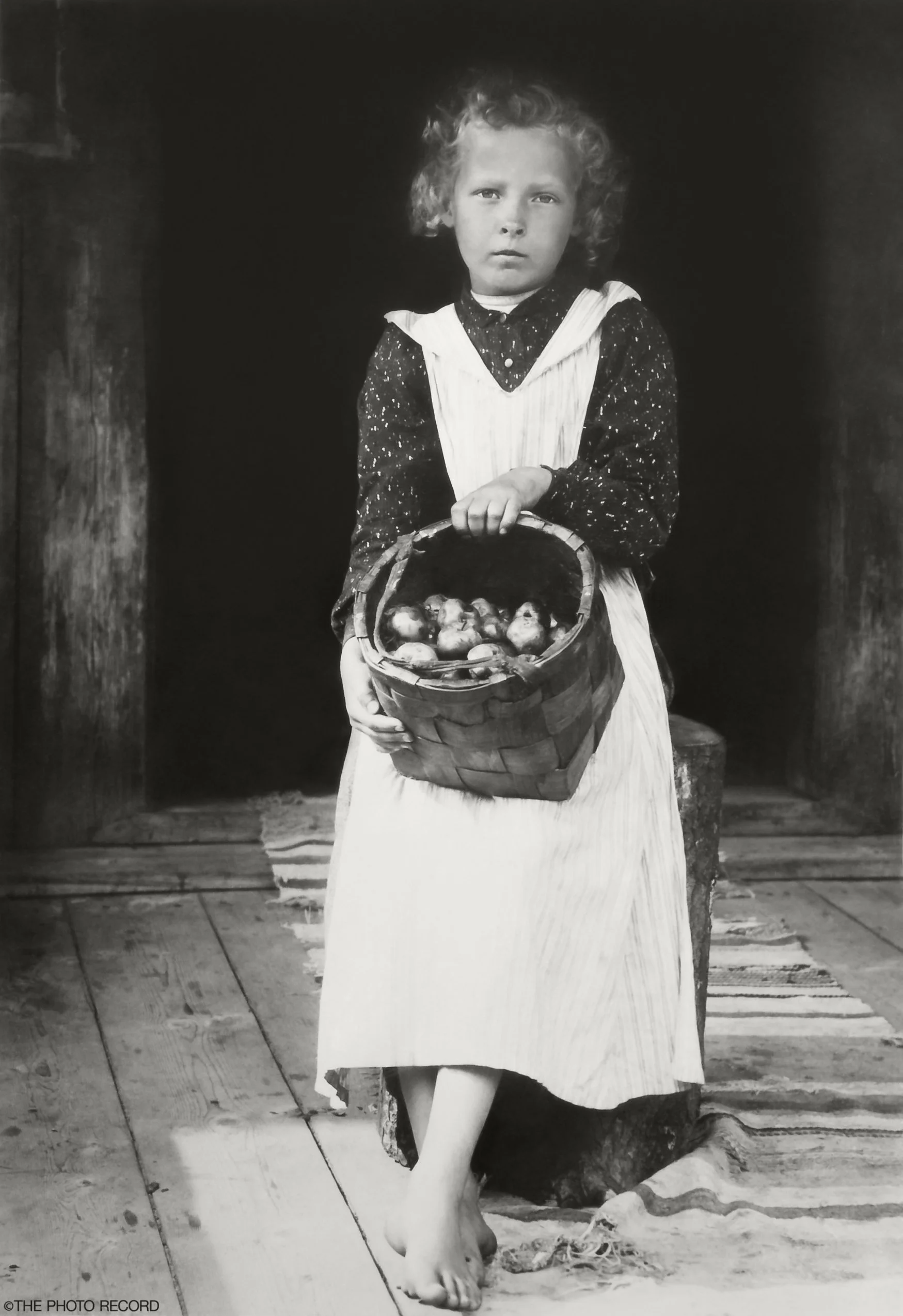 Girl with Apple Basket
