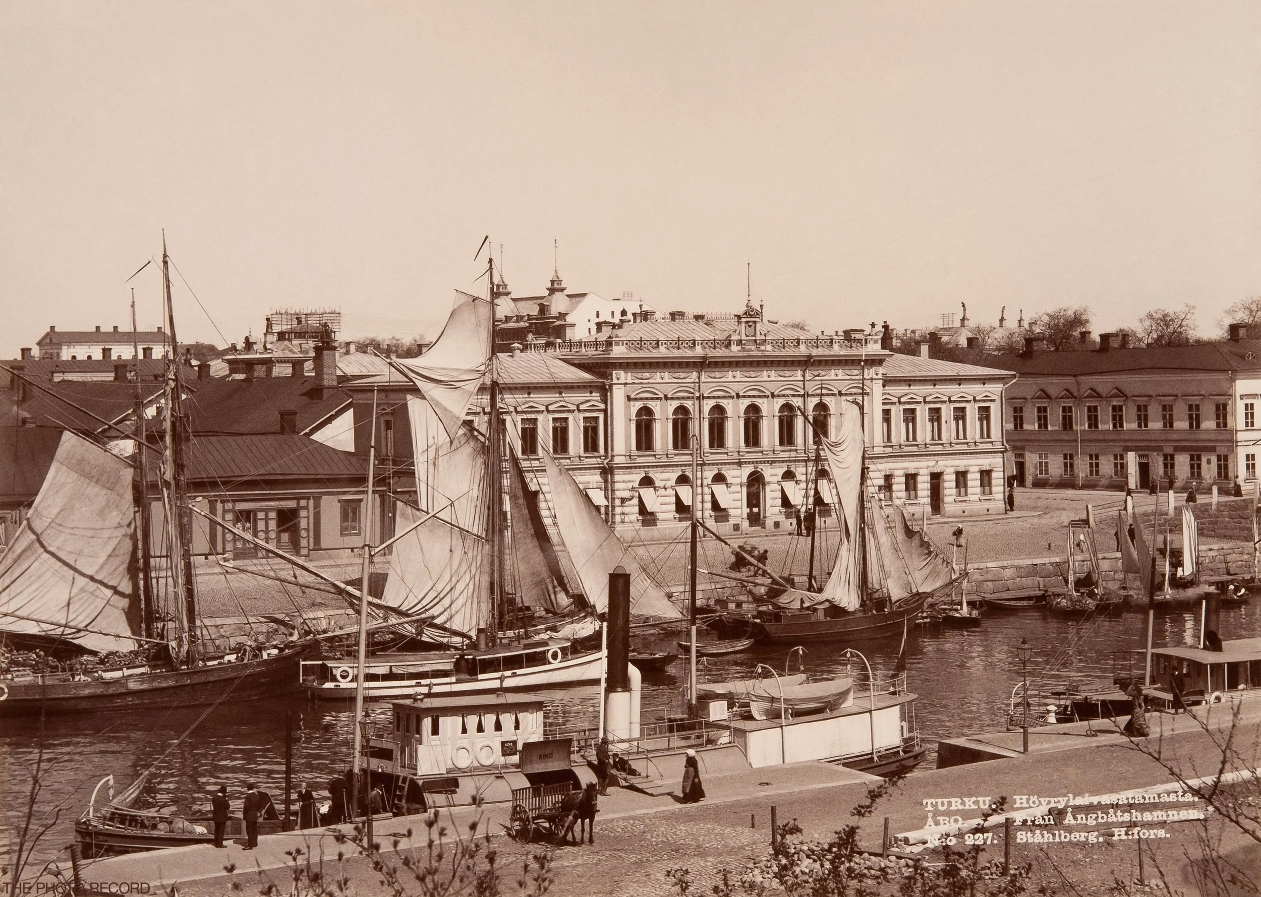 Steamship Harbour in Turku