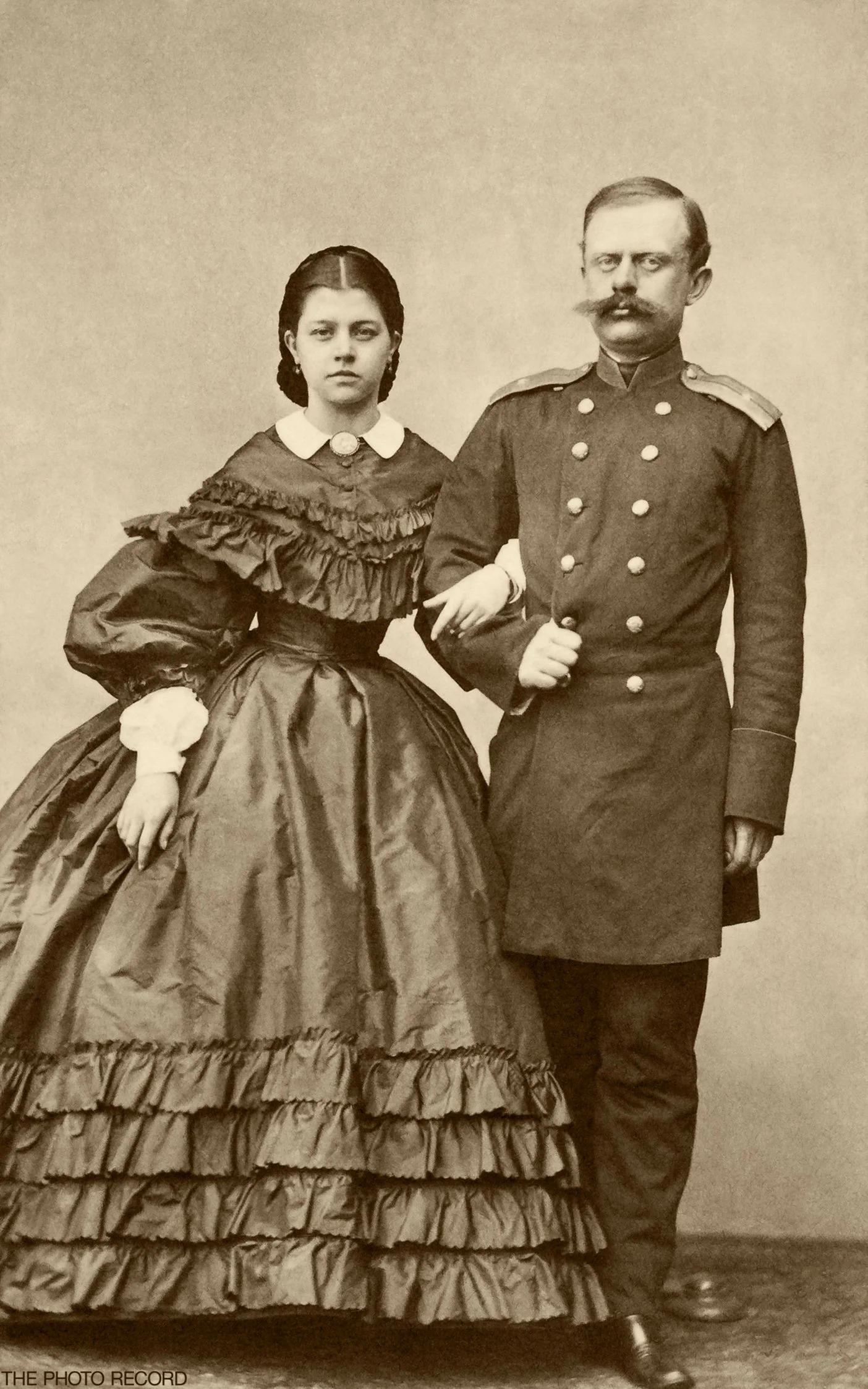 Lieutenant Georg Edvard Ramsay and his wife Elisabeth