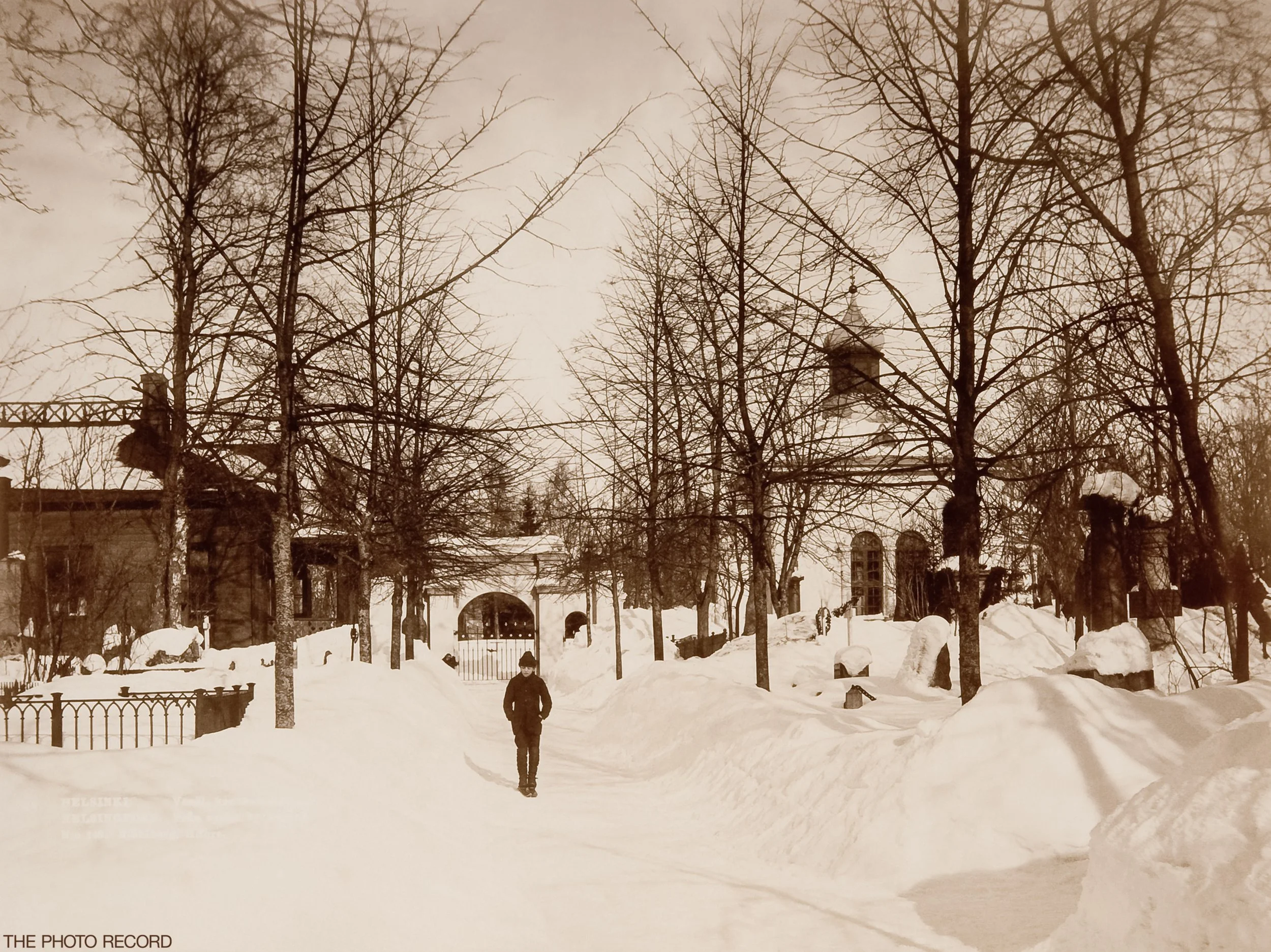 A Boy in the Russian Cemetery