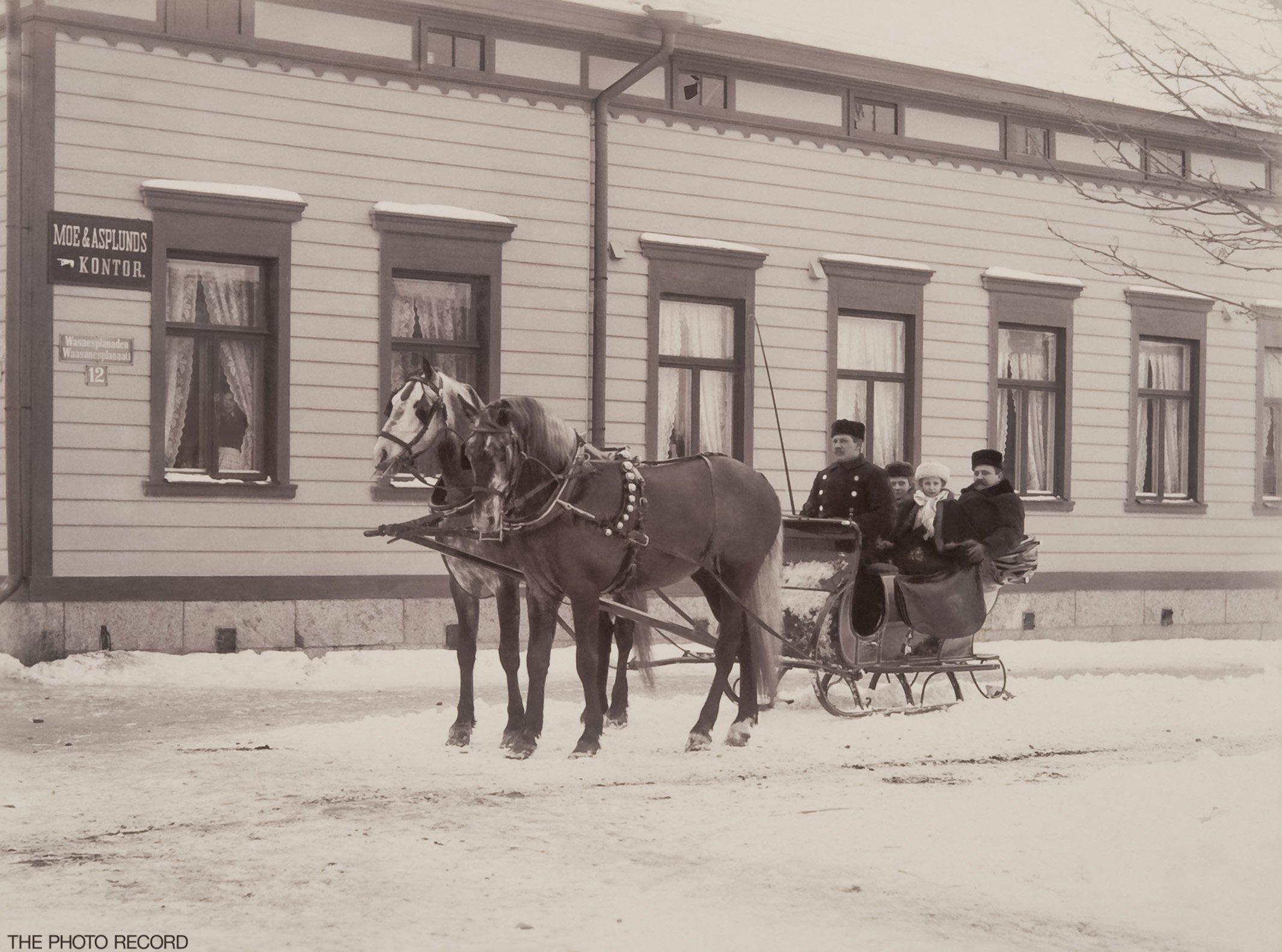 Horse-Drawn Sleigh in Vaasa