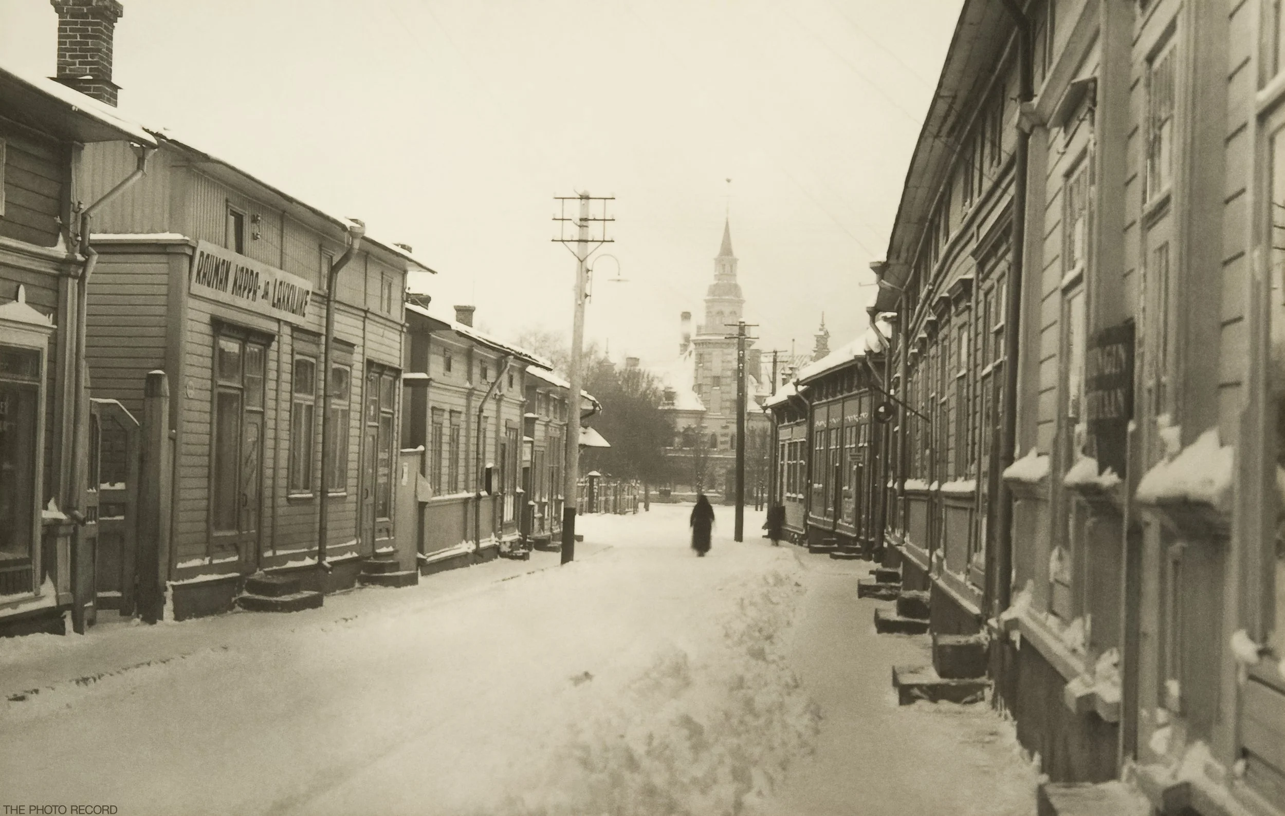 The Streets of Rauma in Winter