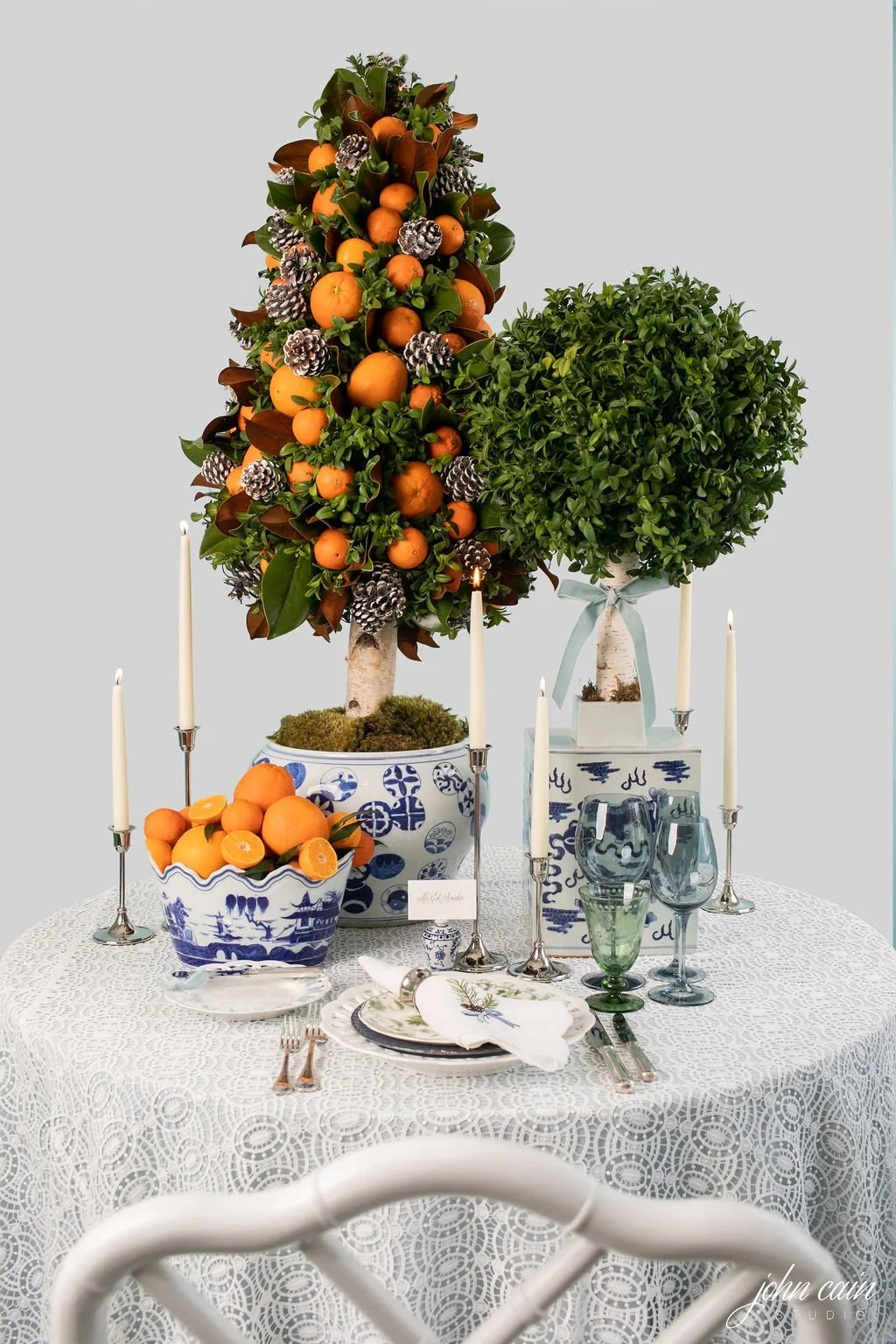 Styled Shoots - Blue and White Holiday