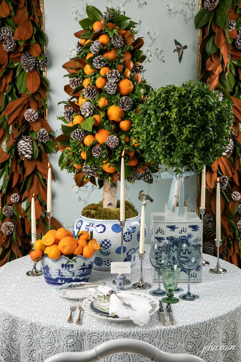 Styled Shoots - Blue and White Holiday