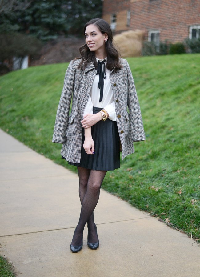 How to Wear A Leather Mini Skirt in Your Thirties — Wellesley and King ...