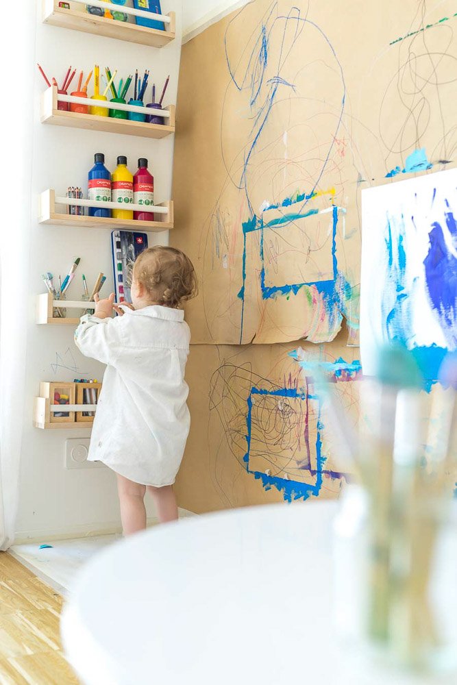 21 Easy Children's Art Storage Ideas - THE LONDON MOTHER