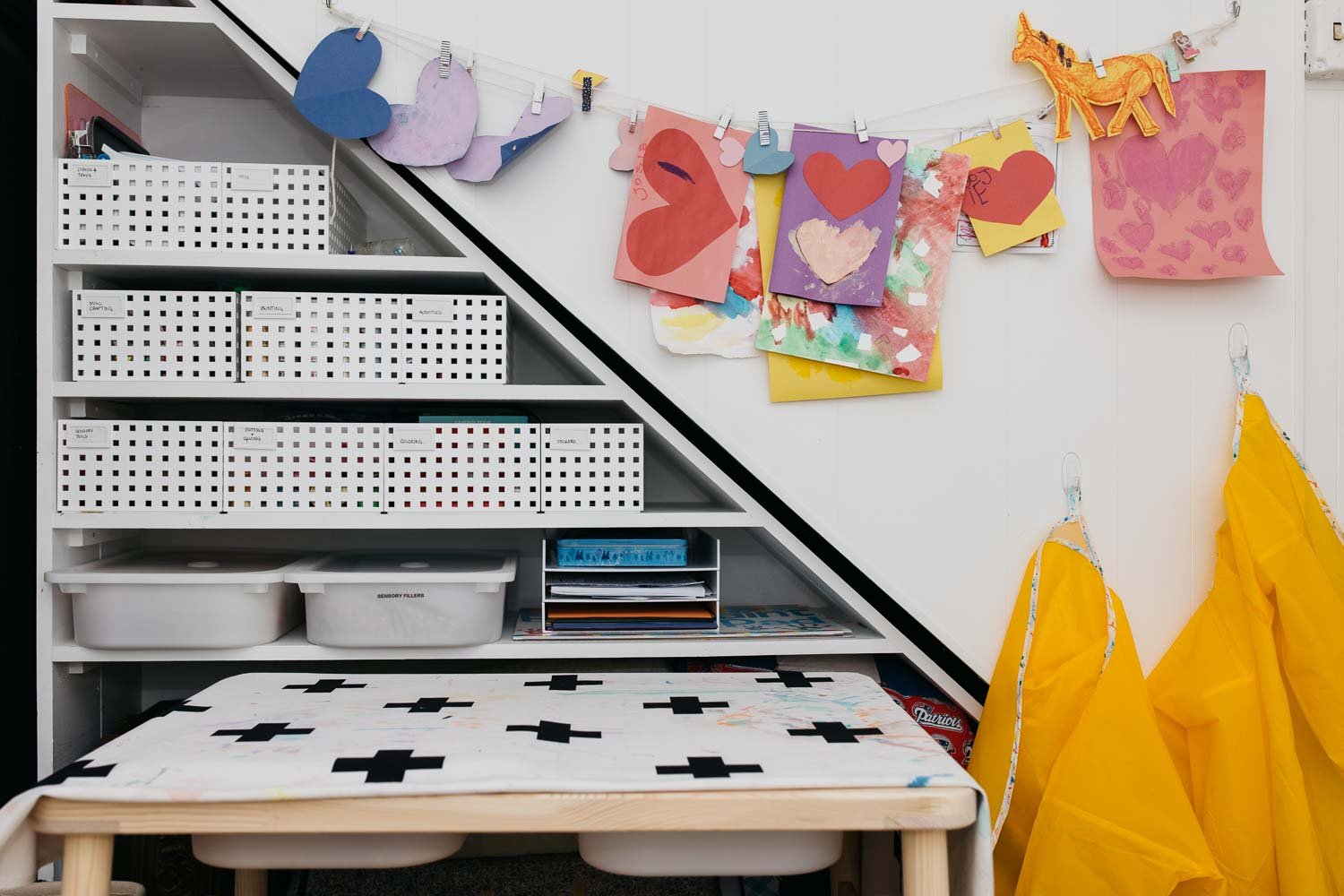 How We Organized Toddler Art Supplies in a Small Space — Wellesley and King
