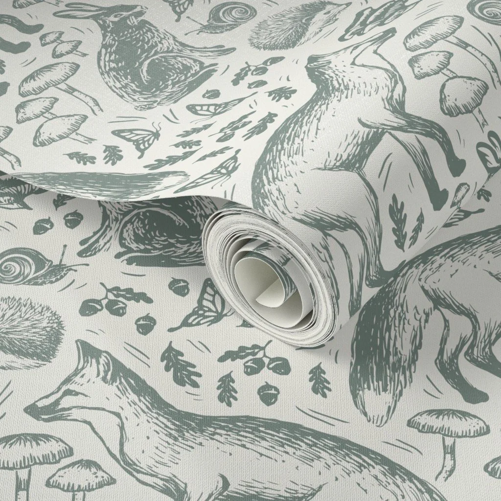 Peel and stick wallpaper design for nurseries, baby rooms, bedrooms, & modern homes - removable wallpaper