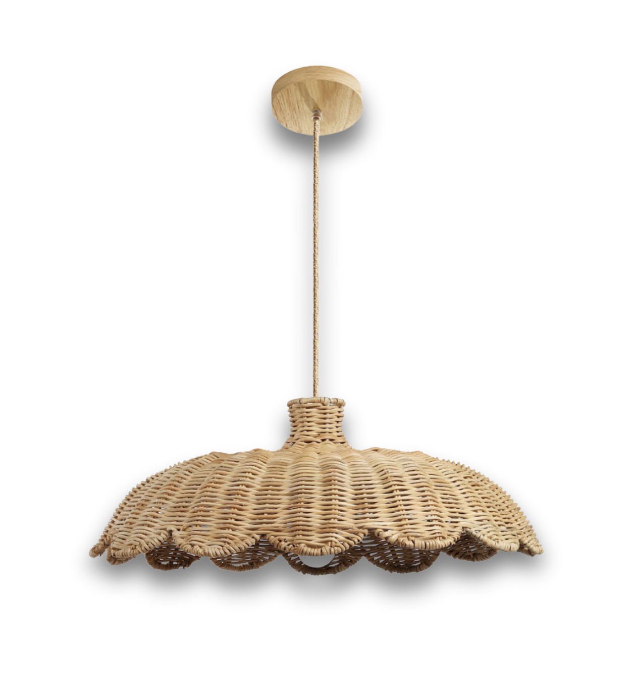 Rattan pendant light for kids room