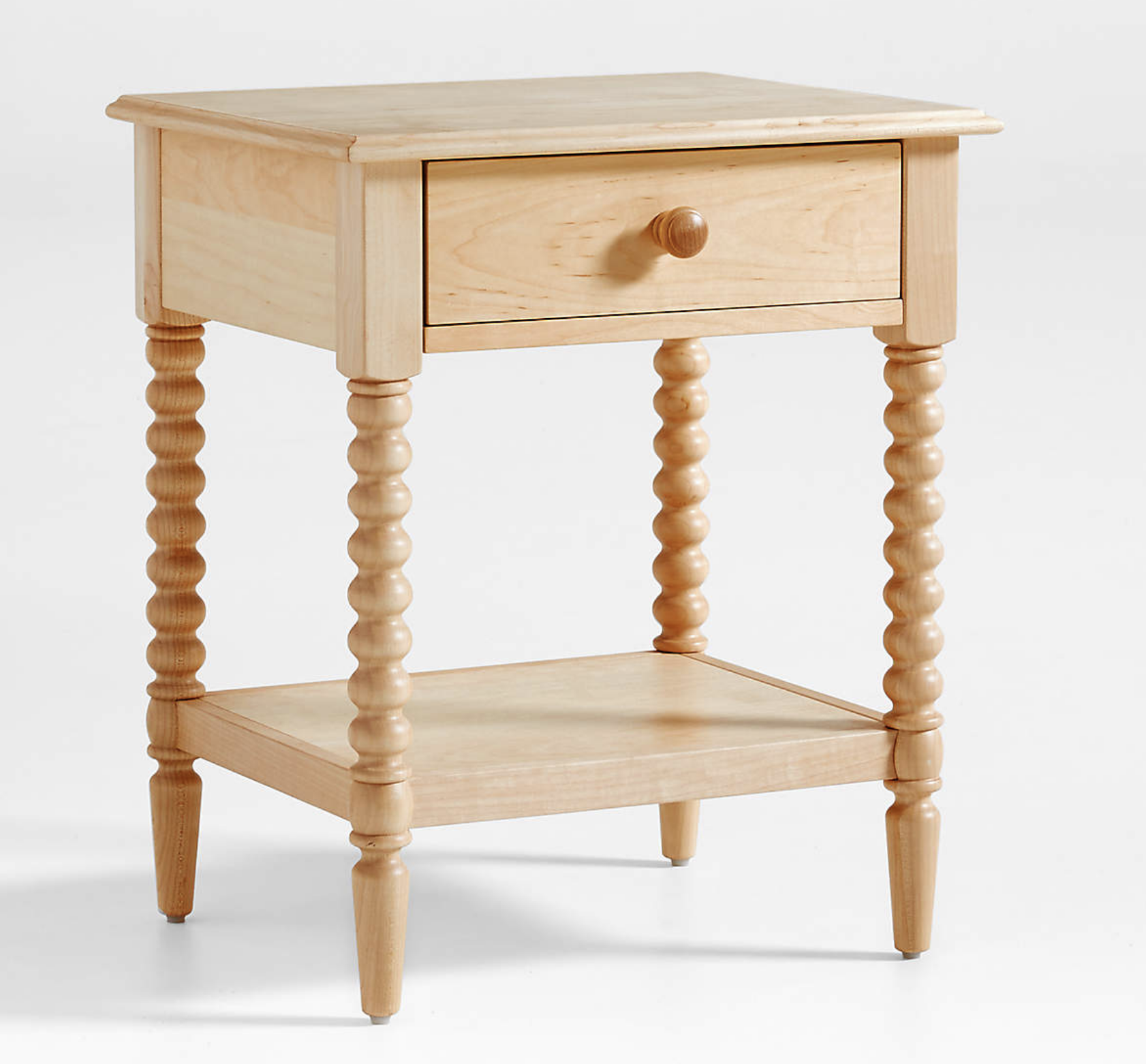 wooden kids nightstand from Jenny Lind
