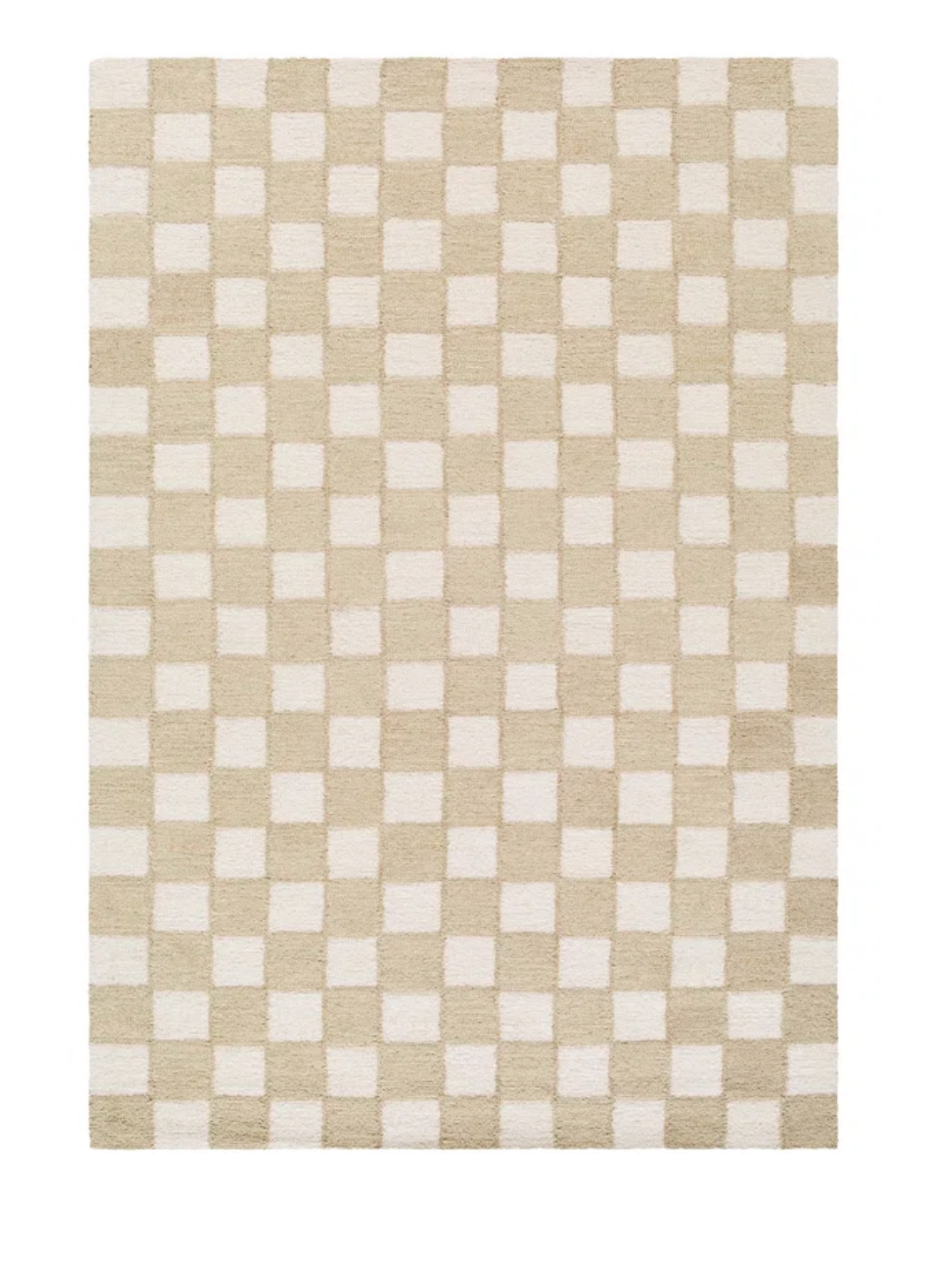 beige and white checkered rug for kids room