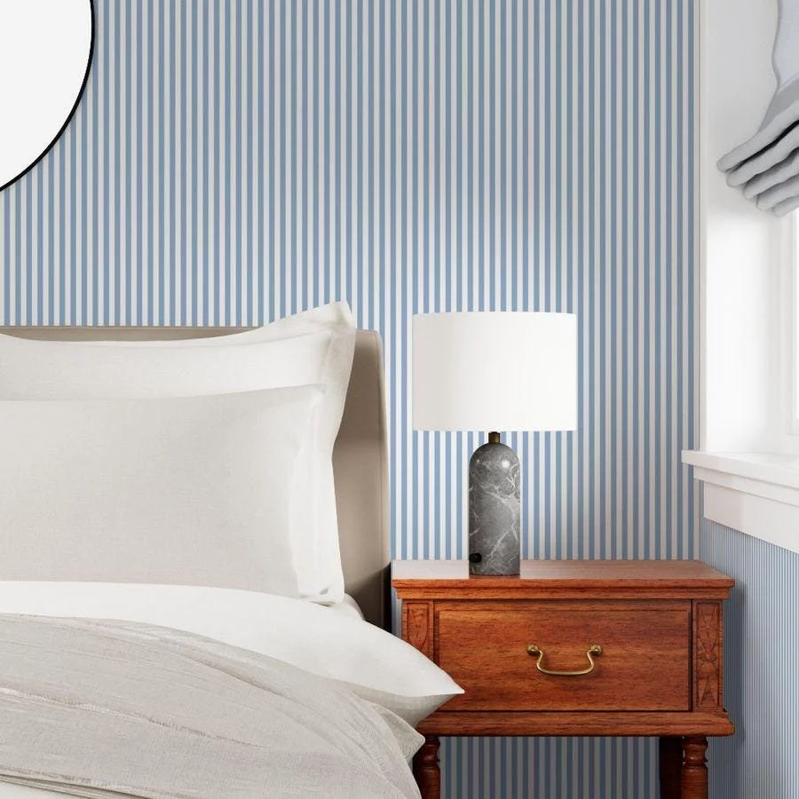 blue-ticking-stripe-wallpaper-bedroom-nightstand.jpg