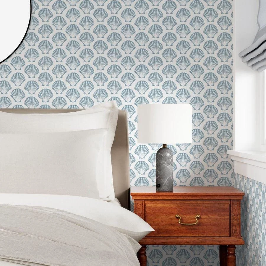 blue-scallop-seashell-wallpaper-bedroom-nightstand.jpg