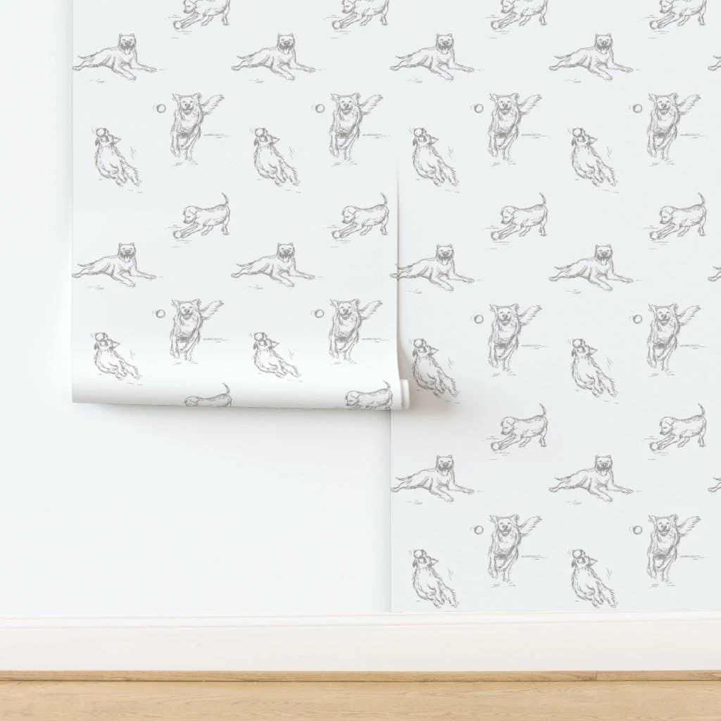 gray-puppy-dog-sketch-wallpaper-panel-install.jpg