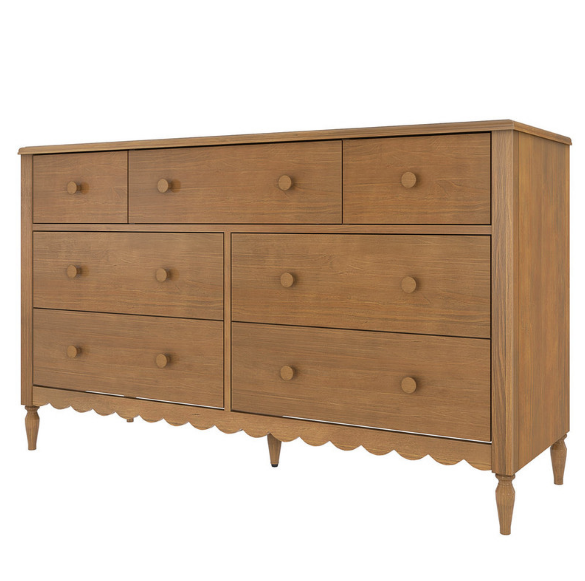 scalloped dresser for girls bedroom or baby nursery