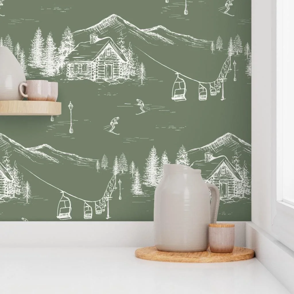 sage-green-ski-lodge-toile-wallpaper-kitchen-shelf.jpg