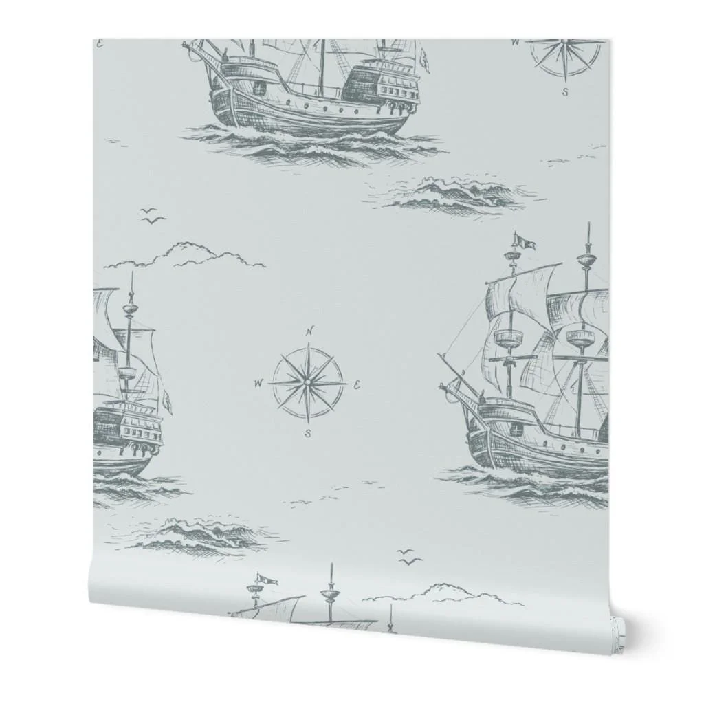 gray-blue-nautical-sailing-ship-compass-wallpaper-roll.jpg