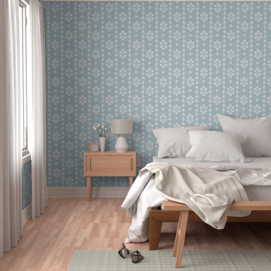 dusty-blue-folk-floral-stripe-wallpaper-bedroom-accent-wall.jpg
